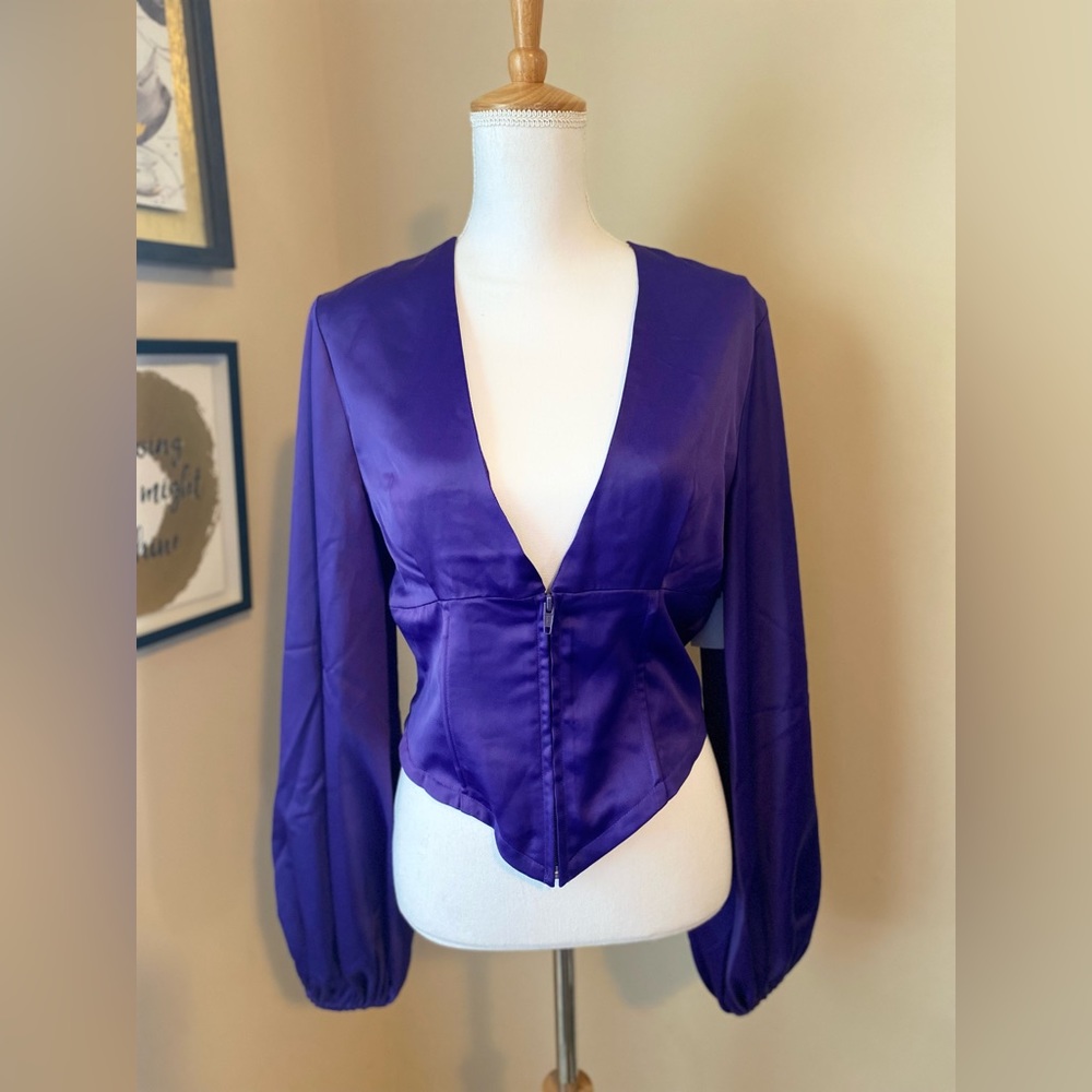 Purple AKIRA blouse